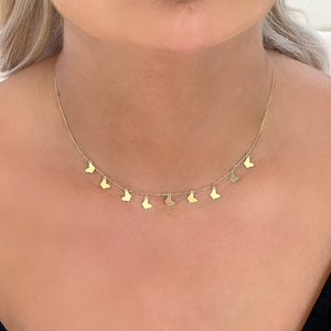 18K Gold Charm Chain Necklace