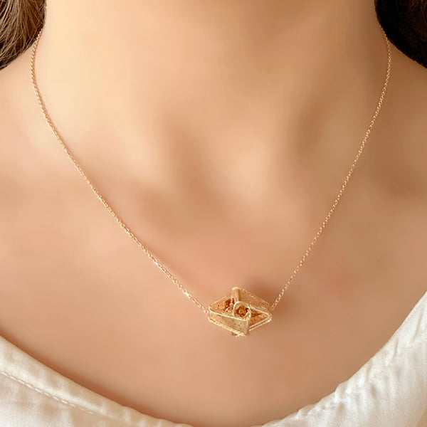 18K Gold Charm Chain Necklace