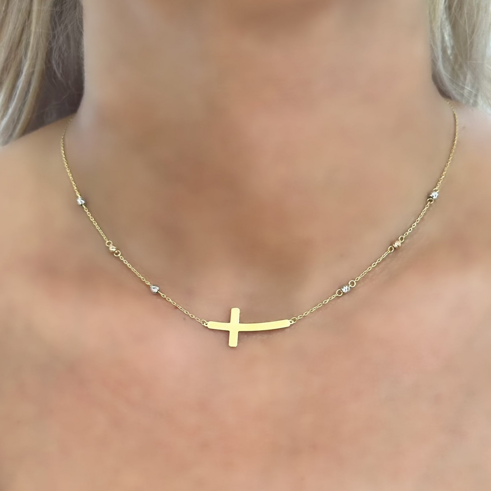 18K Gold Multicolor Chain Necklace