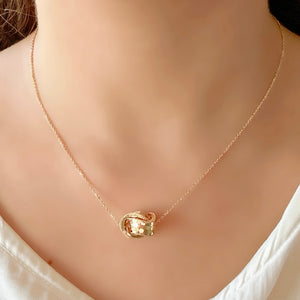 18K Gold Charm Chain Necklace