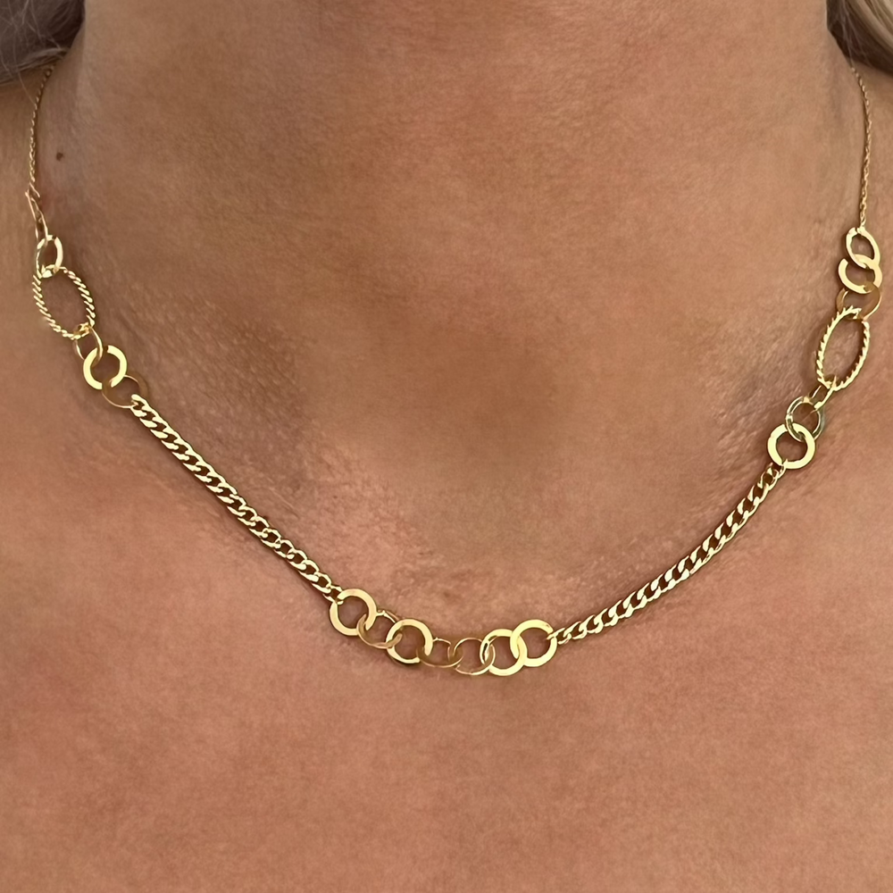 18K Gold Chain Necklace