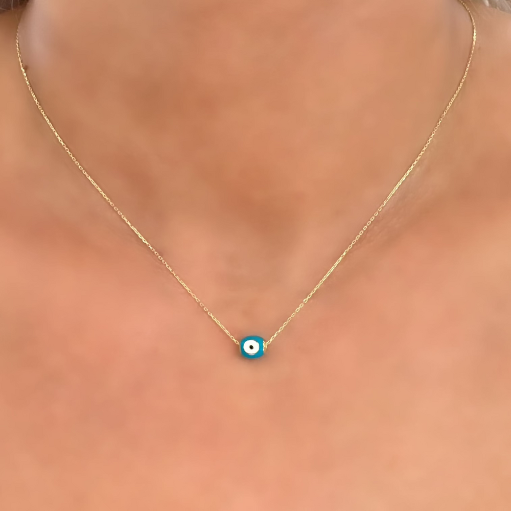 18K Gold Charm Chain Necklace