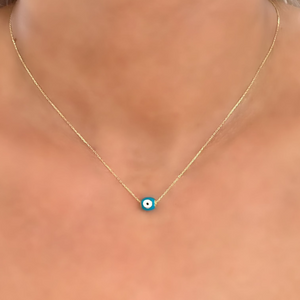 18K Gold Charm Chain Necklace