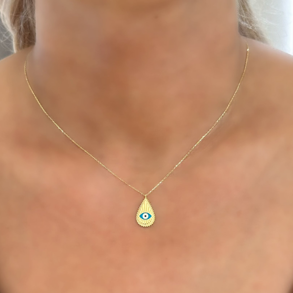 18K Gold Charm Chain Necklace