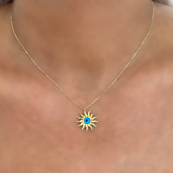 18K Gold Charm Chain Necklace