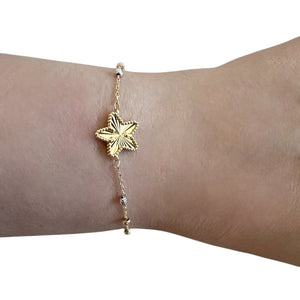 18K Gold Multicolor Chain Bracelet