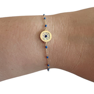 18K Gold Chain Bracelet