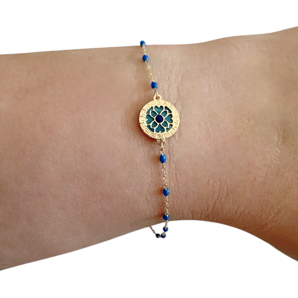 18K Gold Chain Bracelet