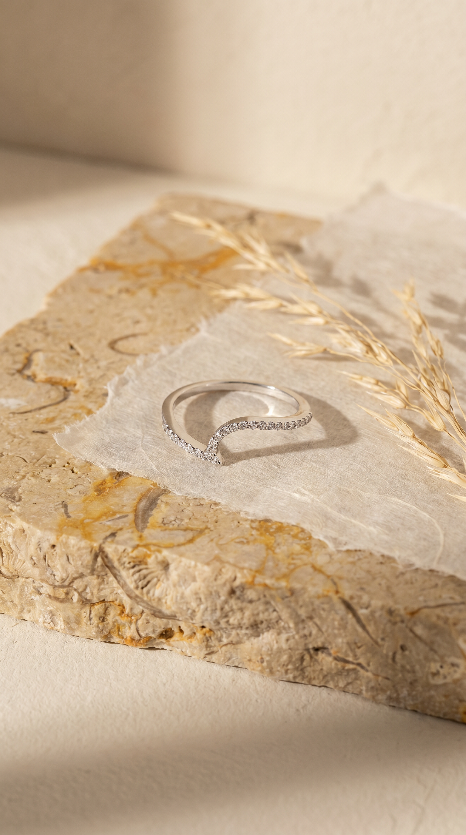 Diamond White Gold Ring