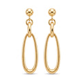 18K Yellow Gold Dangle Earring