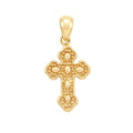 18K Yellow Gold Cross Pendant