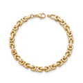 18K Yellow Gold Men's Chain Bracelet