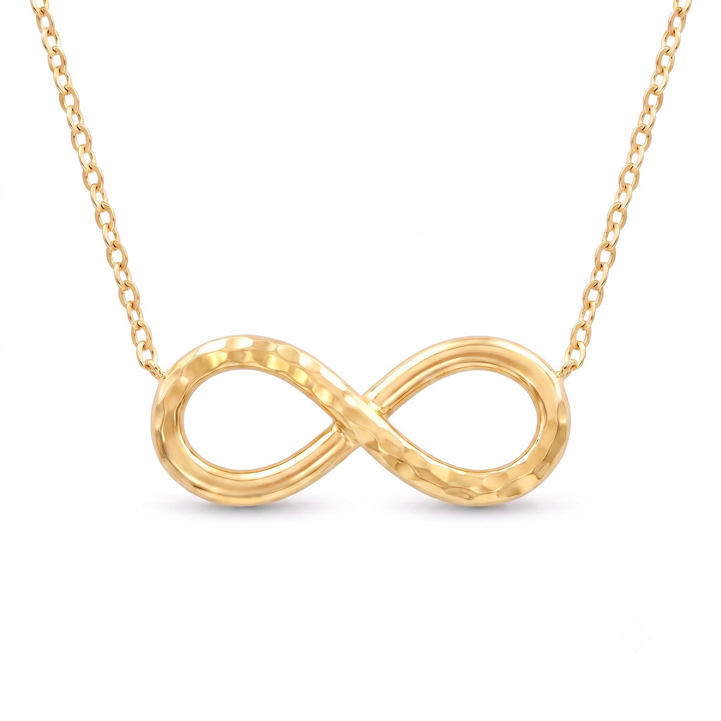 18K Yellow Gold Infinity Chain Necklace