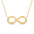 18K Yellow Gold Infinity Chain Necklace