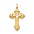 18K Yellow Gold Cross Pendant