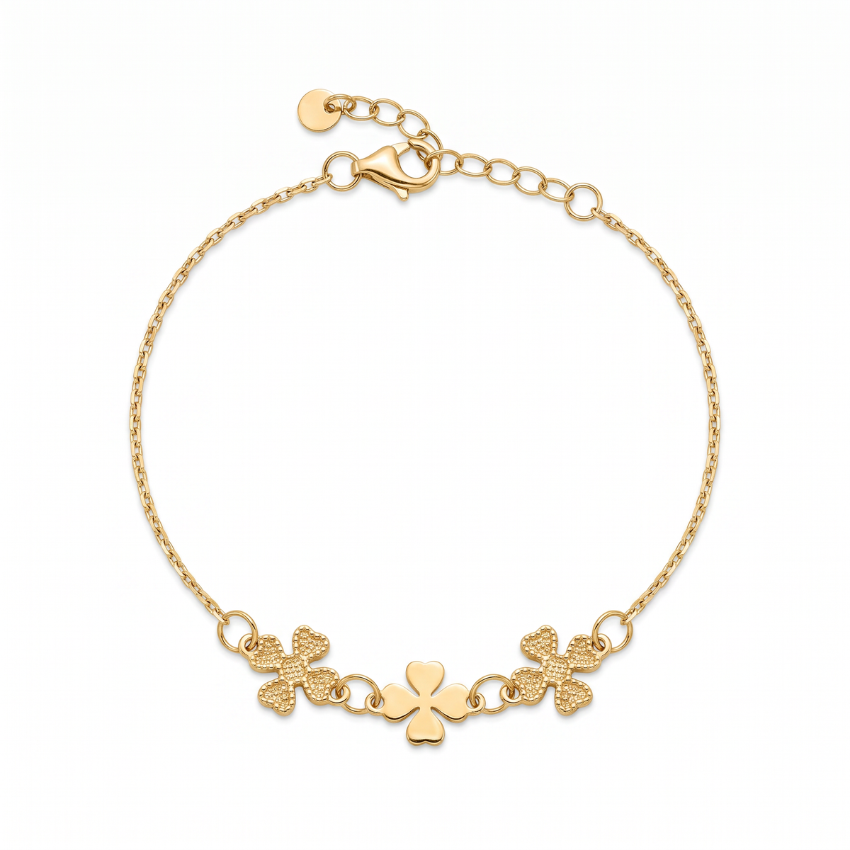 18K Yellow Gold Motif Bracelet