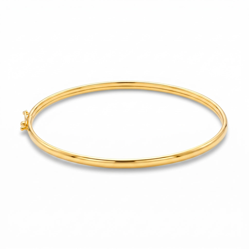 18K Yellow Gold Bangle Bracelet