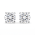 Lab Diamond White Gold 4 ctw Stud Earrings