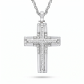 Diamond White Gold Cross Necklace