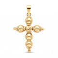 18K Yellow Gold Cross Pendant