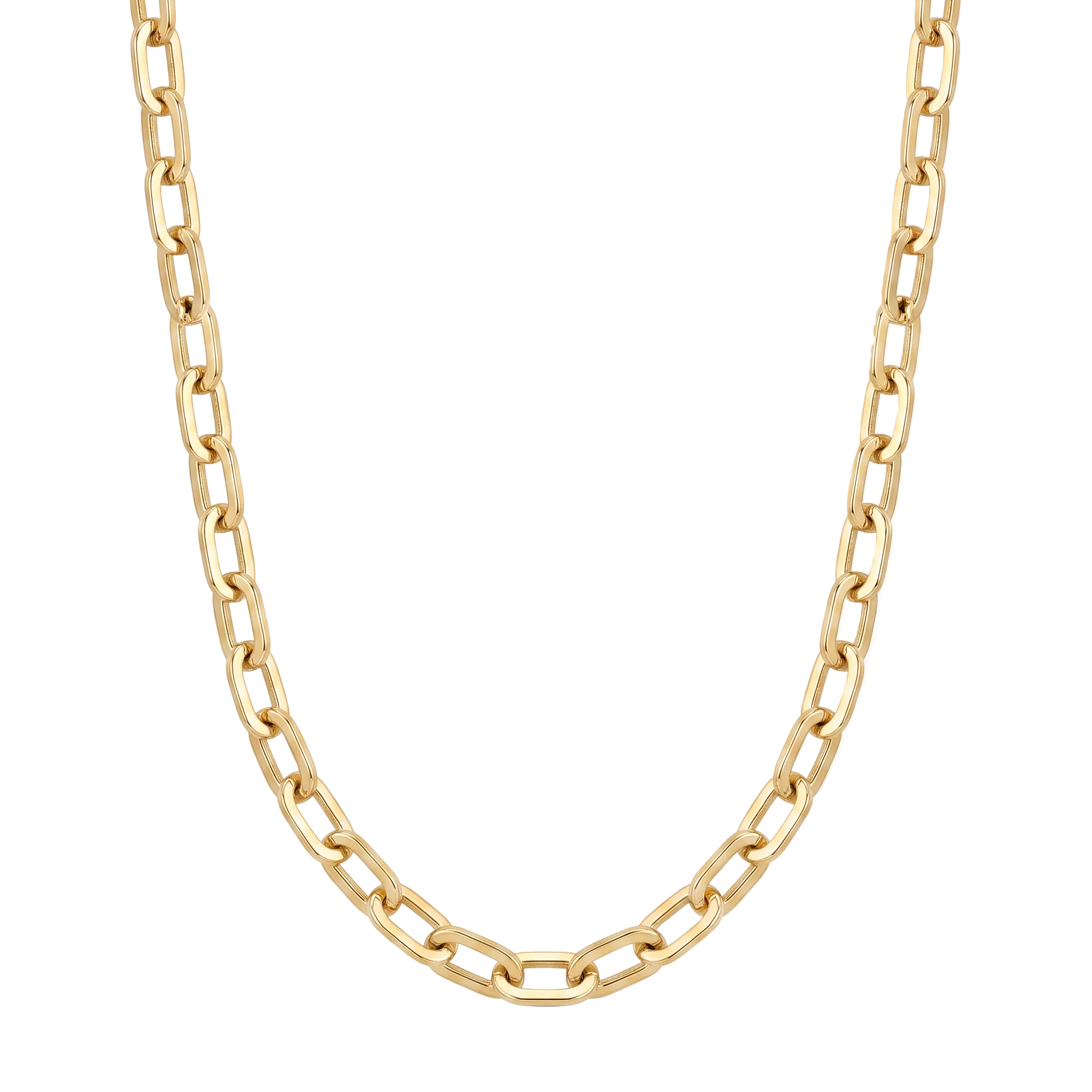 18K Yellow Gold Chain Necklace