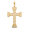 18K Yellow Gold Cross Pendant