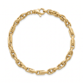 Men 18K Yellow Gold Chain Bracelet