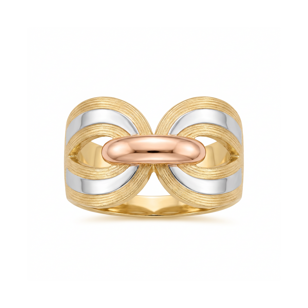 18K Multicolor Gold Ring