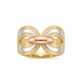 18K Multicolor Gold Ring