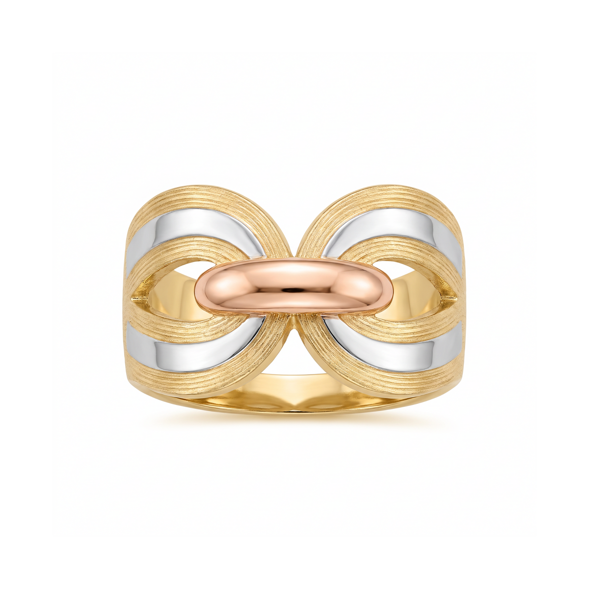 18K Multicolor Gold Ring