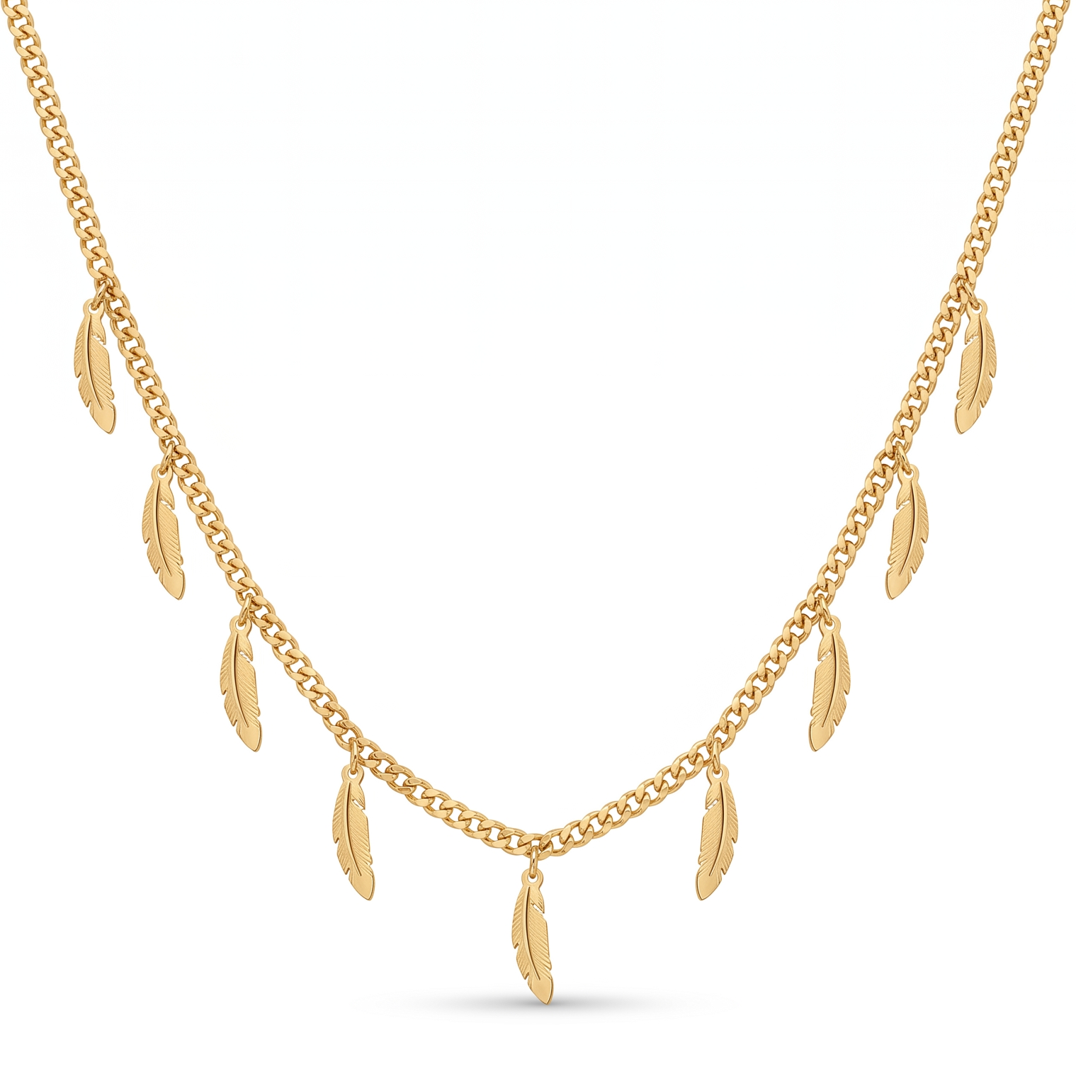 18K Yellow Gold Chain Necklace