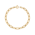 18K Yellow Gold Chain Bracelet