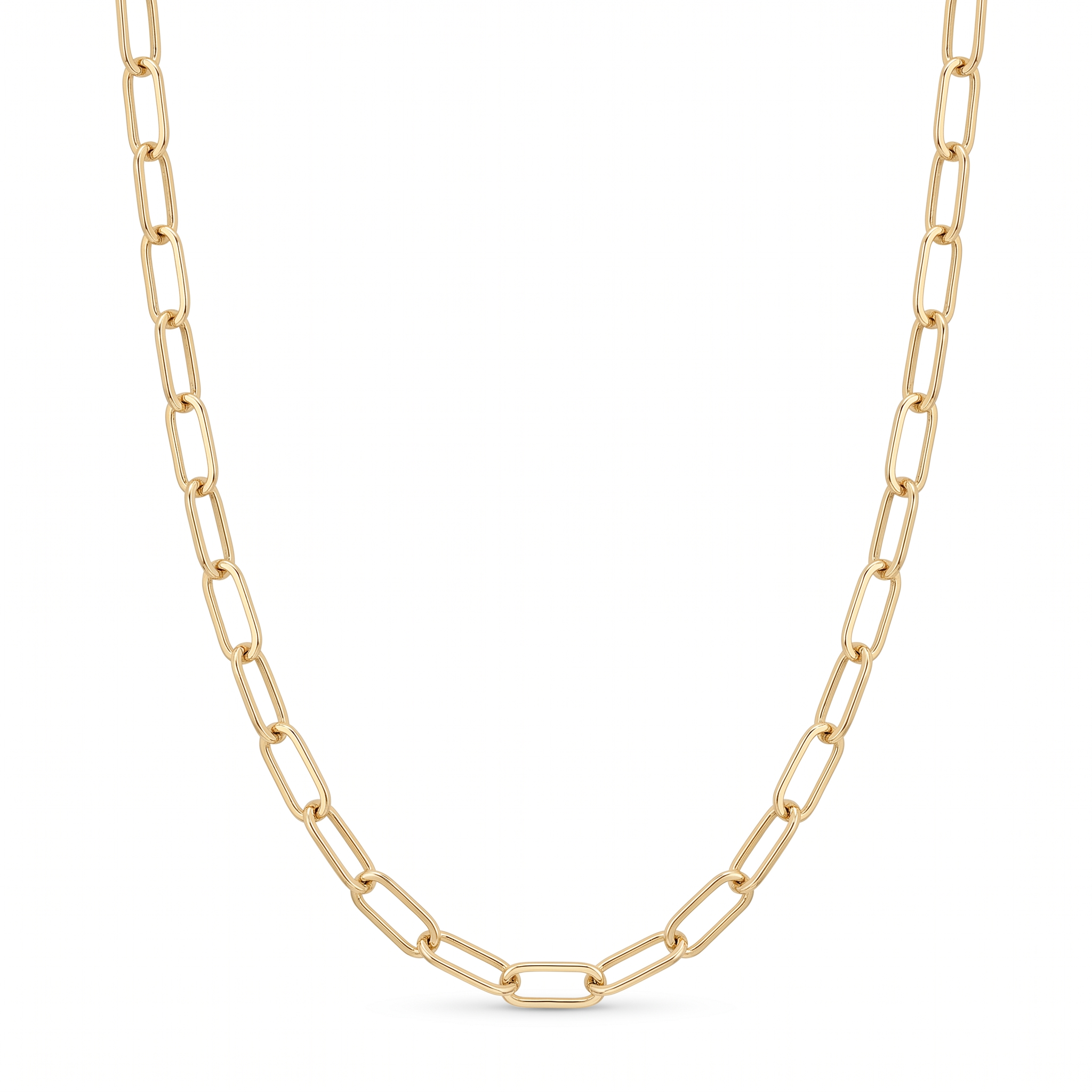 18K Yellow Gold Chain Necklace