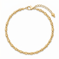 18K Yellow Gold Beaded Bracelet