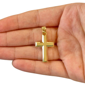 18k Gold Cross Pendant
