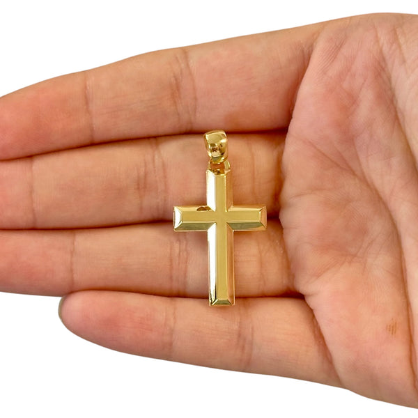 18k Gold Cross Pendant