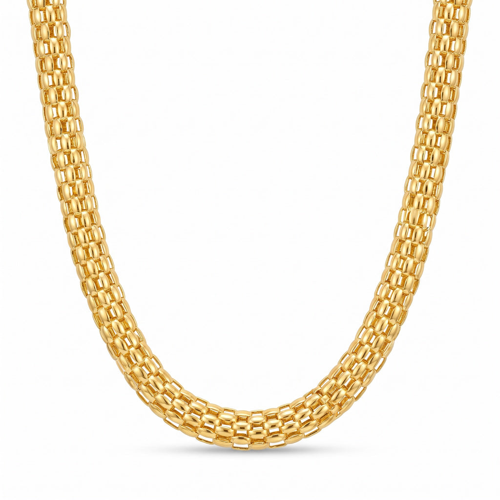 18K Yellow Gold Chain Necklace