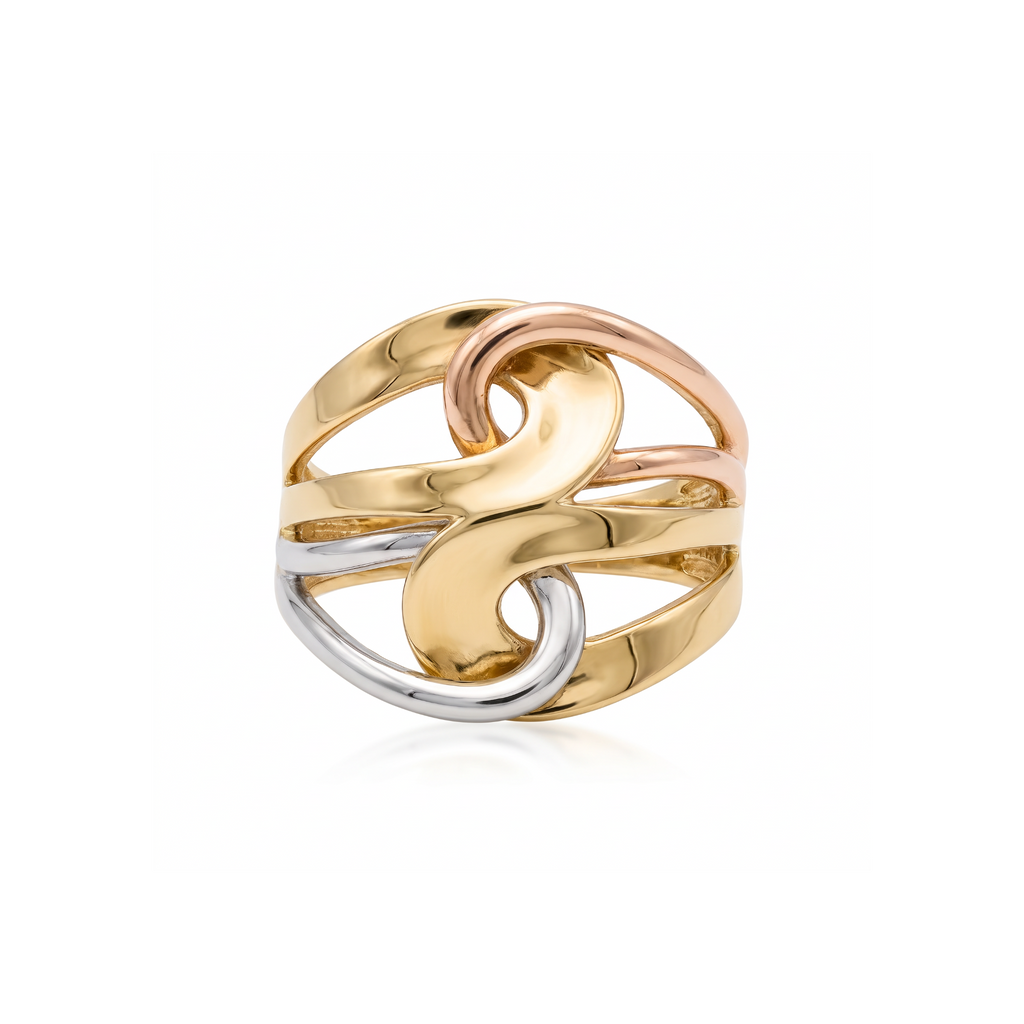 18K Multicolor Gold Ring