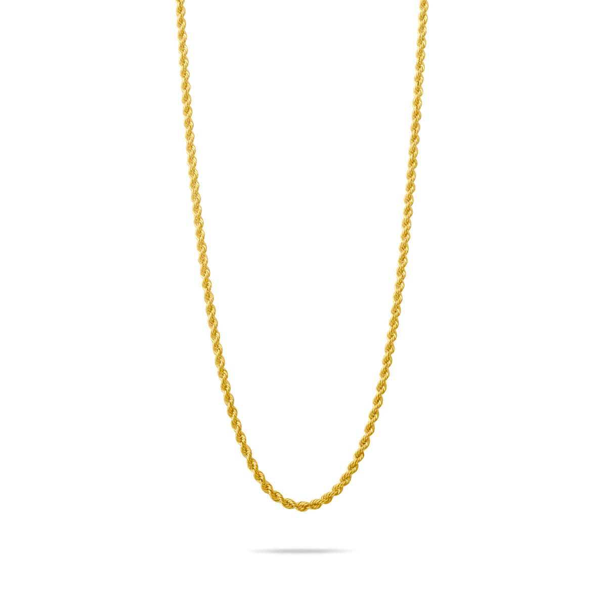 18K Yellow Gold Rope Chain