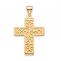 18K Yellow Gold Cross Pendant