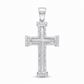 Diamond White Gold Cross Pendant