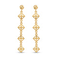 18K Yellow Gold Dangle Earrings
