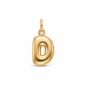 18K Yellow Gold Letter D Pendant
