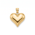 18K Yellow Gold Heart Pendant