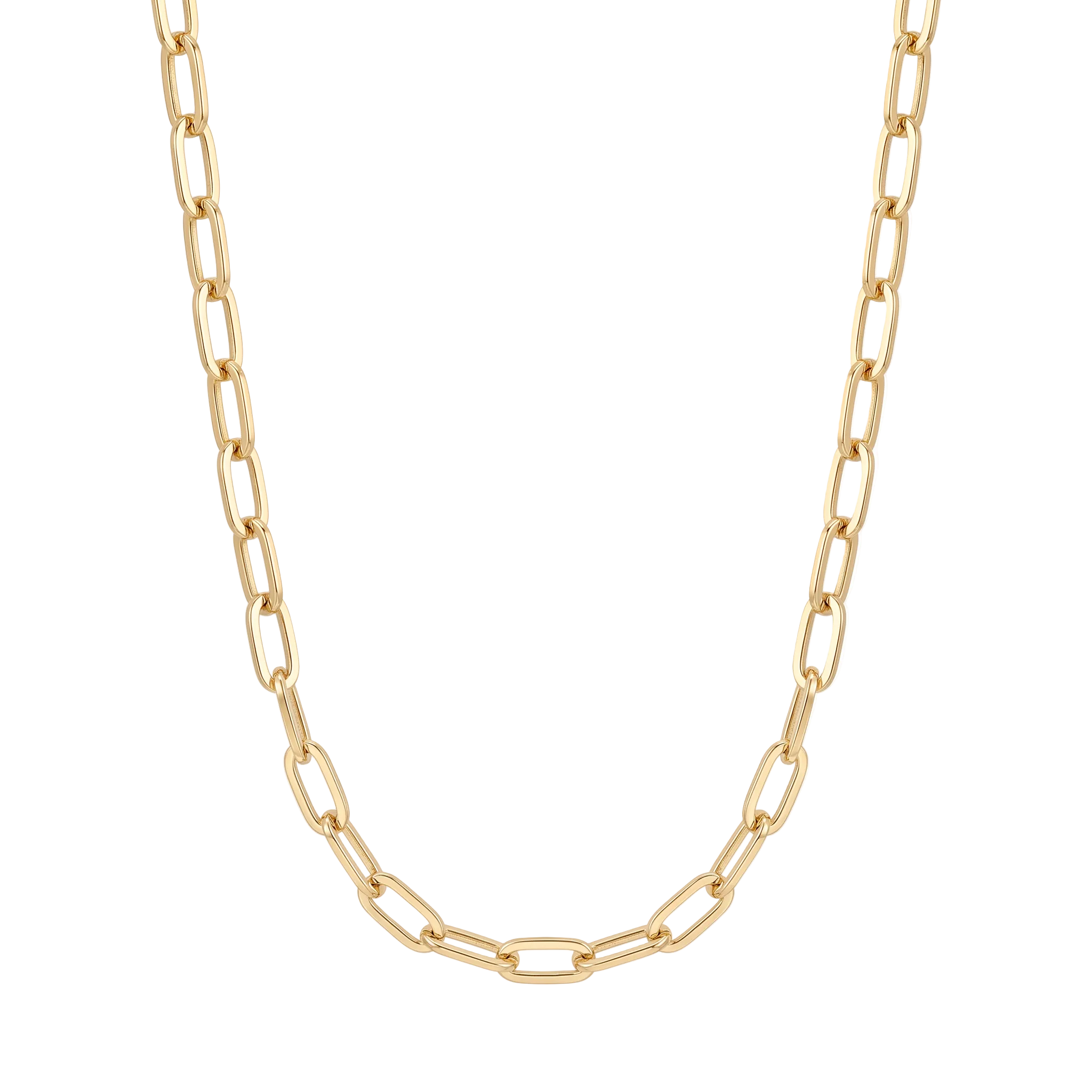 18K Yellow Gold Chain Necklace