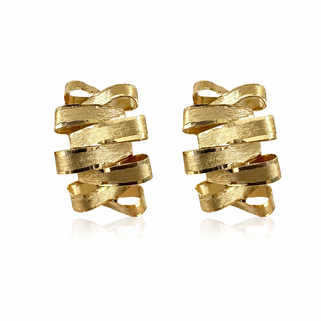 18K Yellow Gold Earrings