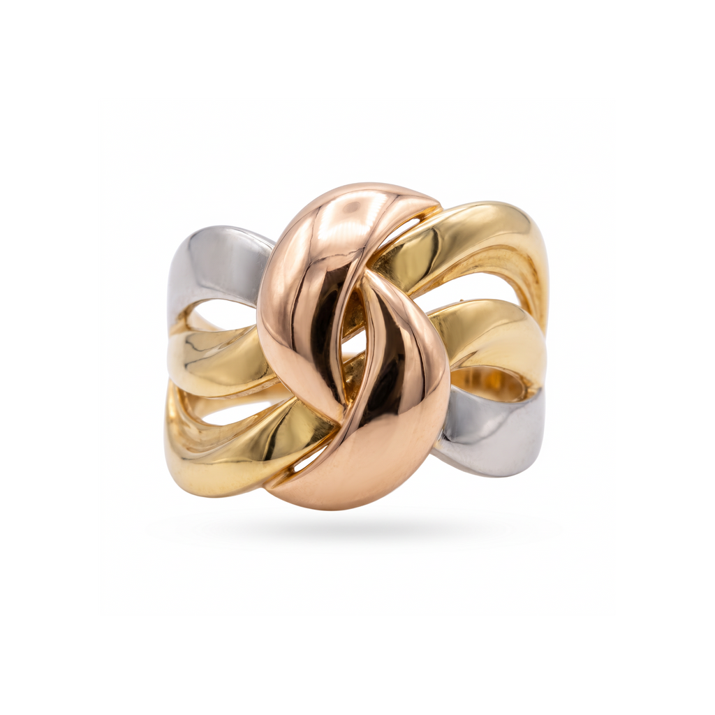 18K Multicolor Gold Ring