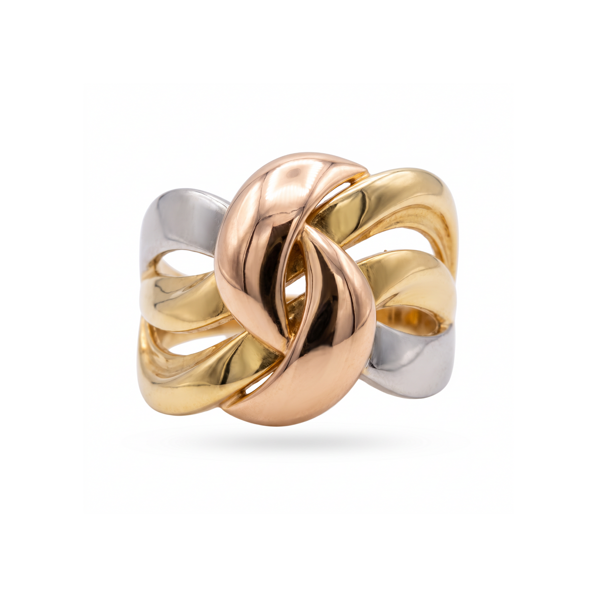 18K Multicolor Gold Ring