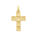 18K Yellow Gold Cross Pendant