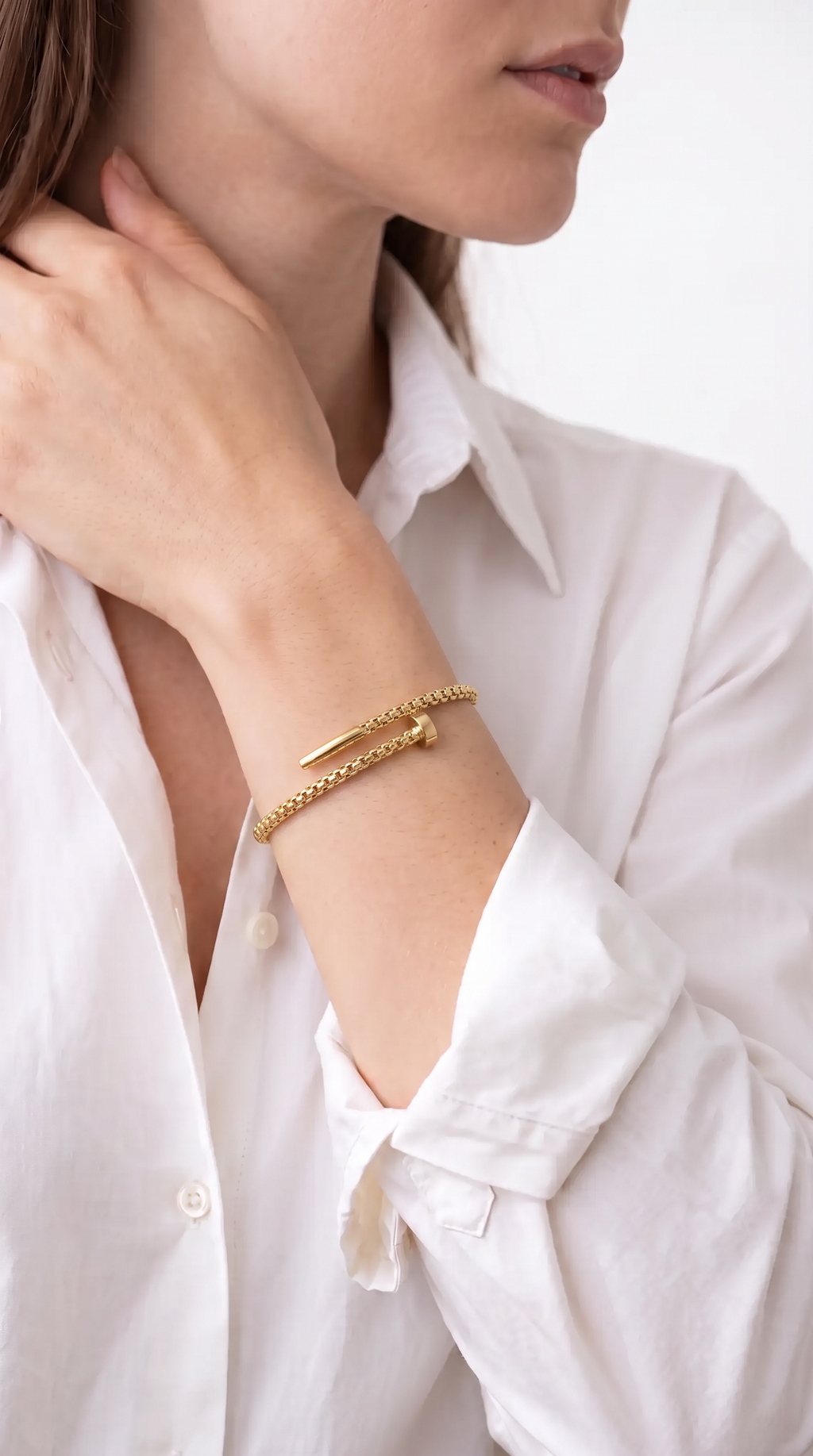18K Yellow Gold Cuff Bracelet